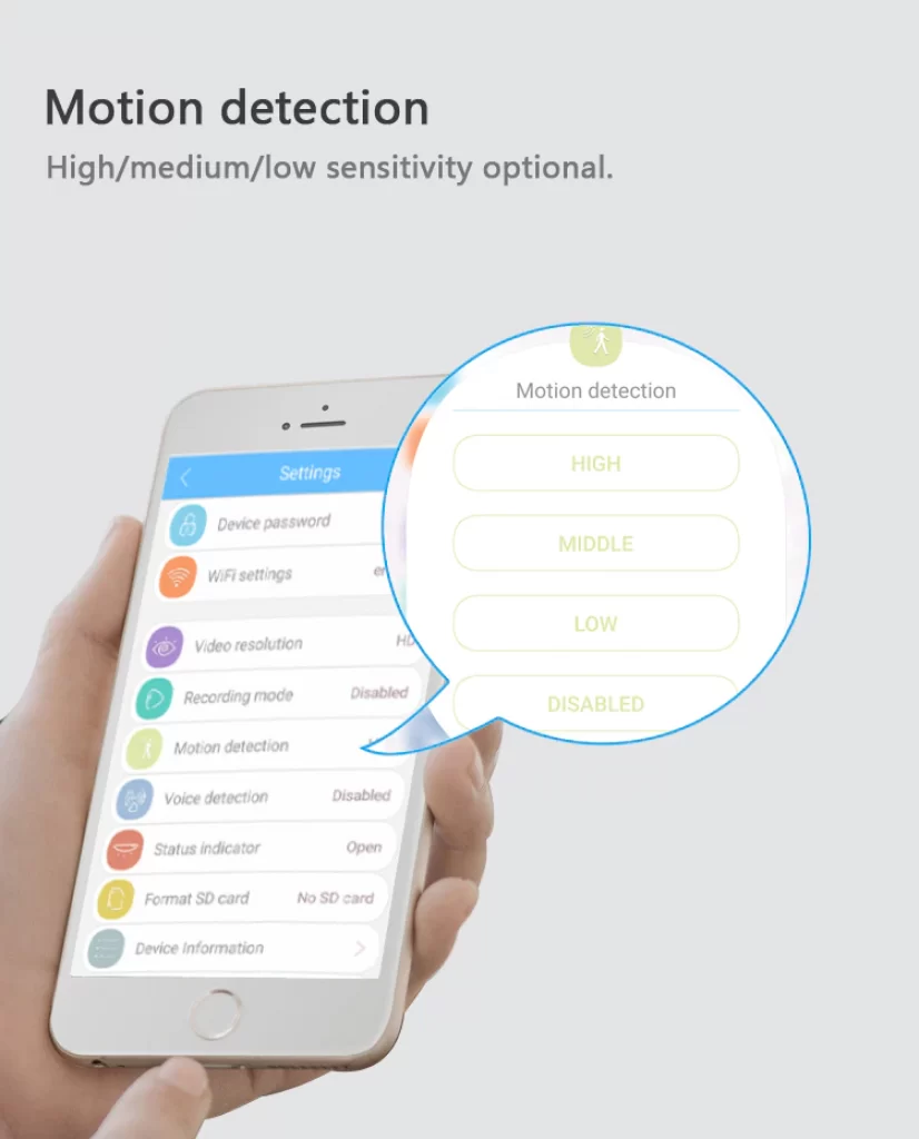 Камера за бебе mk