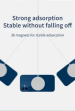 Магнетен безжичен полнач и USB C адаптер - Image 3