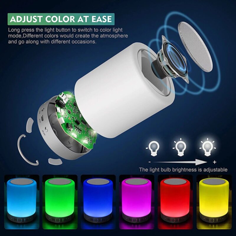 BT звучник на допир со LED светло - Image 13