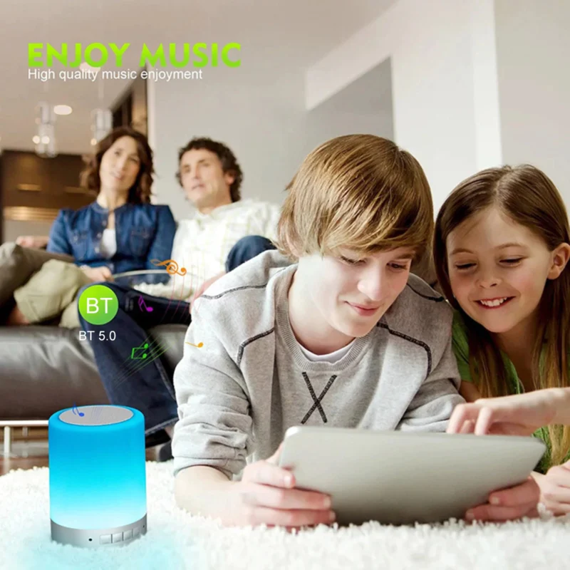 BT звучник на допир со LED светло - Image 10