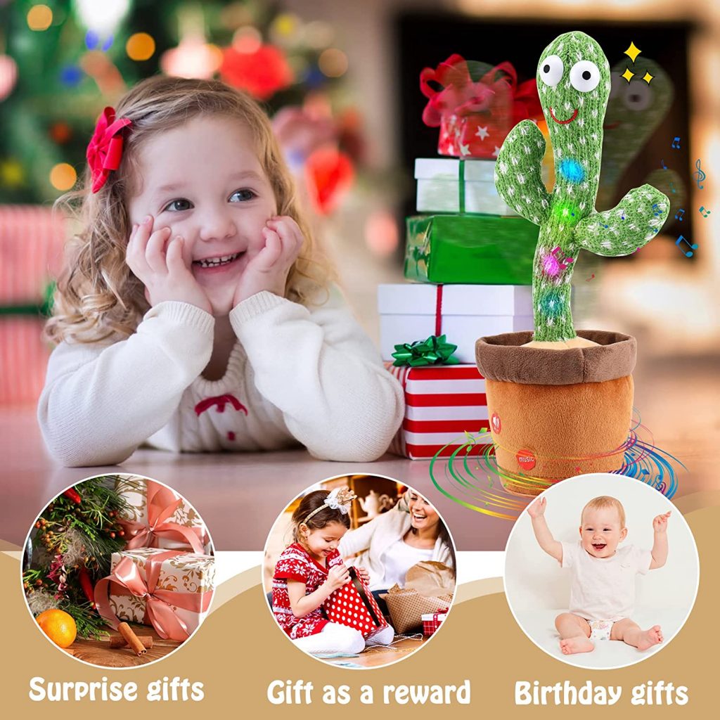 Кактус кој танцува и повторува - играчка за деца