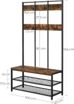 Голема закачалка со клупа VASAGLE - Image 6