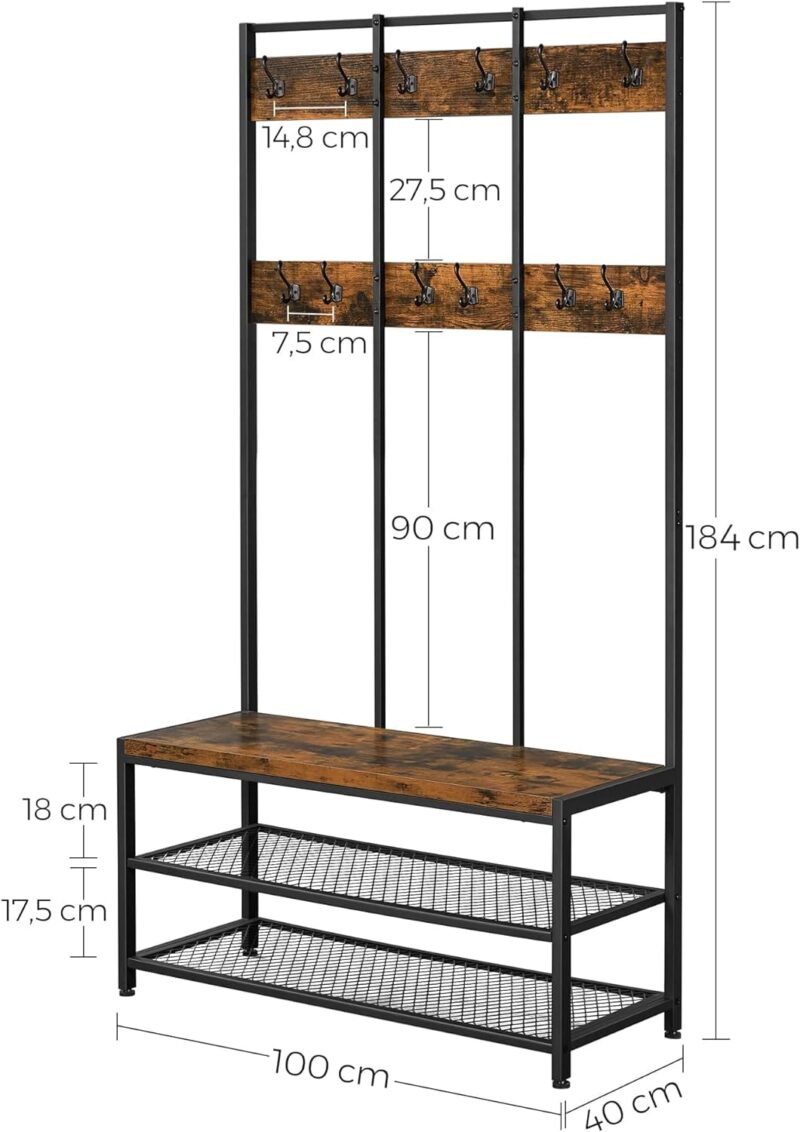 Голема закачалка со клупа VASAGLE - Image 6
