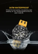 NAVIFORCE 8019 спортски машки часовник - Image 3