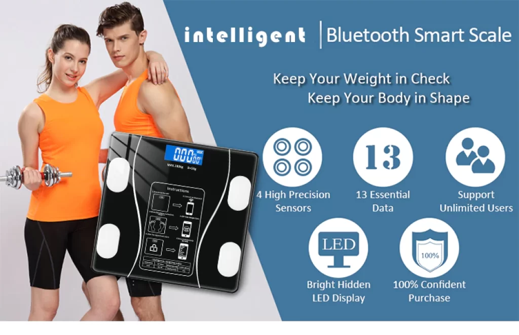 Bluetooth BMI Телесна вага