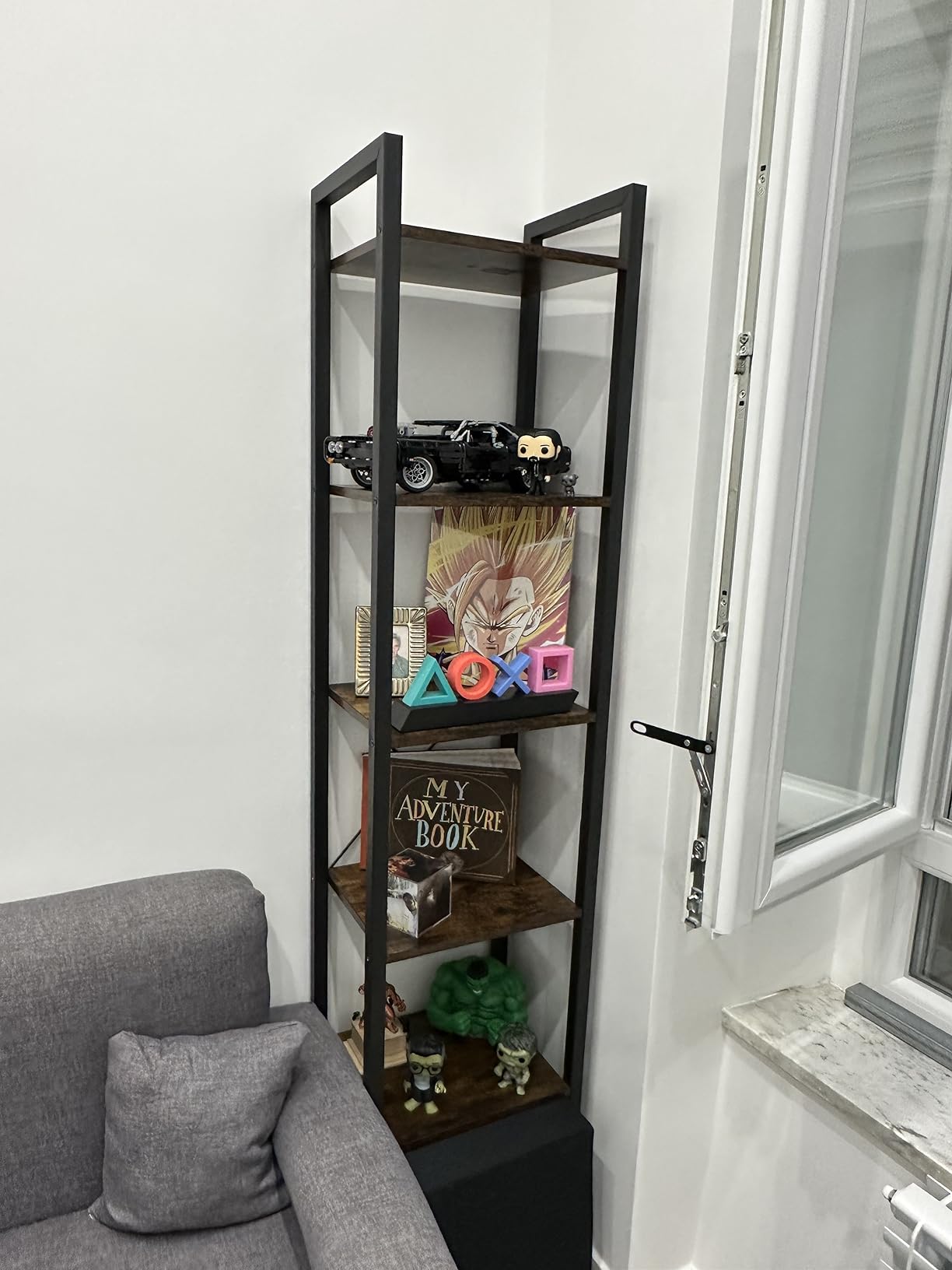 Полица за книги VASAGLE LLS101B01 photo review