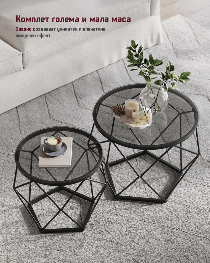 Сет од 2 стаклени клуб масички - Image 4