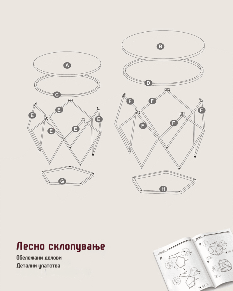 Сет од 2 стаклени клуб масички - Image 8