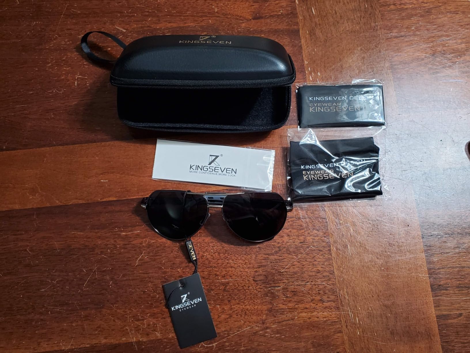 KINGSEVEN Алуминиумски машки поларизирани очила за сонце K725 photo review