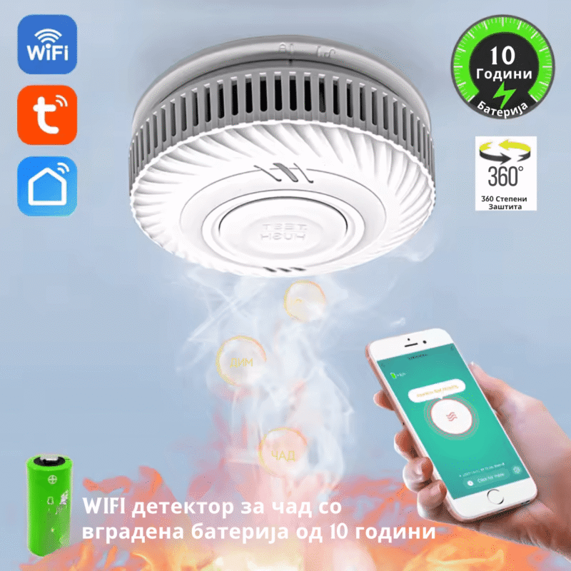 WiFi детектор за Чад 10 години батерија - Image 10