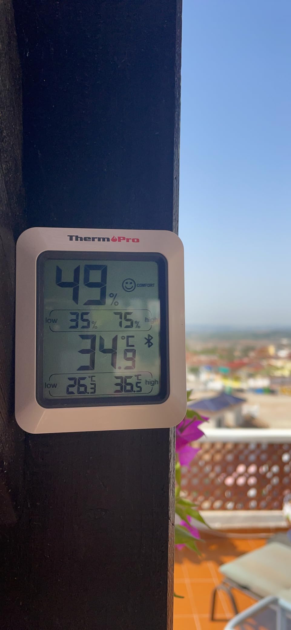 Смарт хигрометар‑термометар ThermoPro TP350 photo review