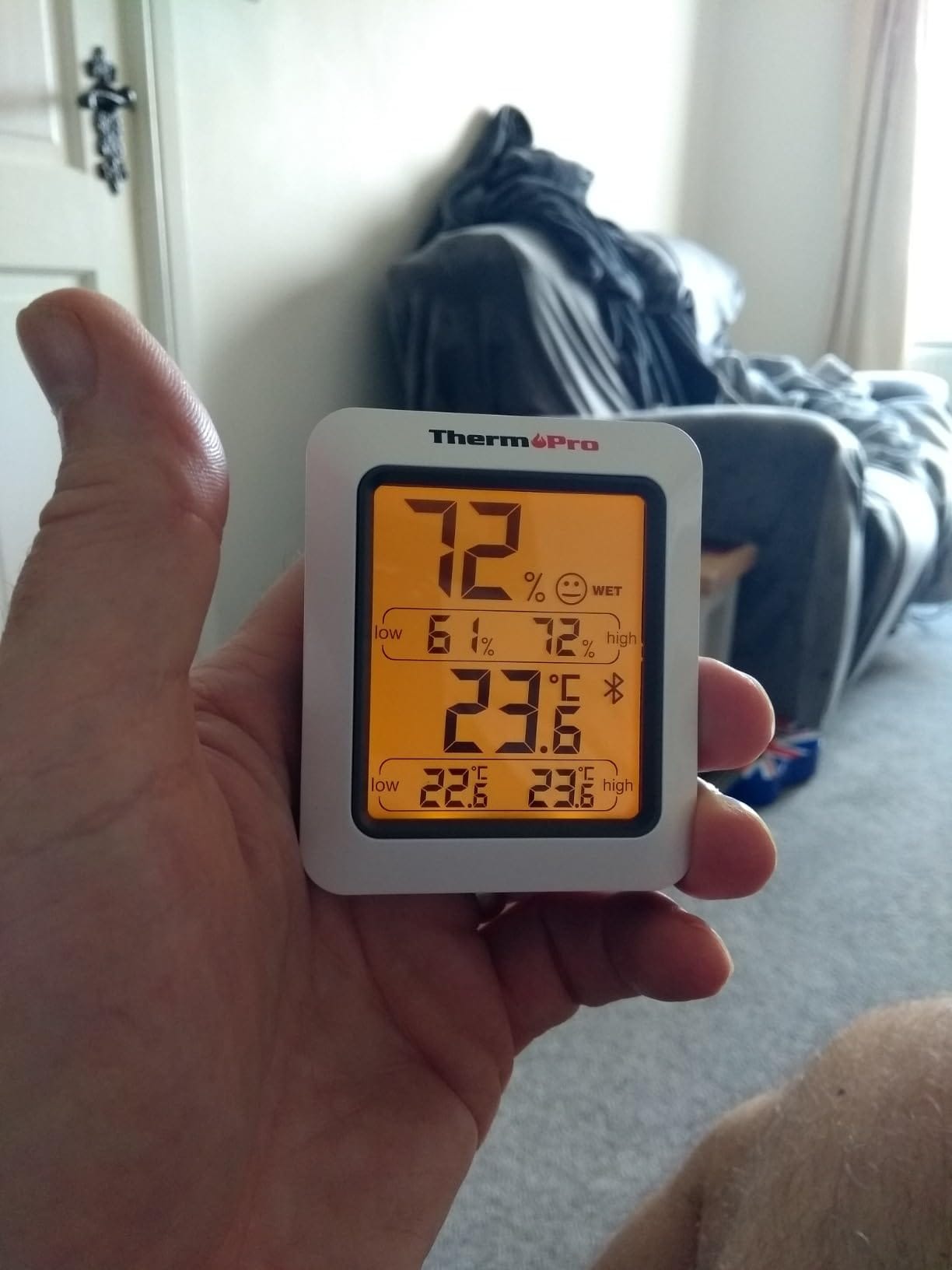 Смарт хигрометар‑термометар ThermoPro TP350 photo review