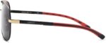 KINGSEVEN Алуминиумски машки поларизирани очила за сонце K725 Gold - Image 8